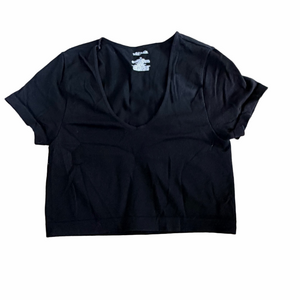 Wild Fable Women’s Black Fitted T-Shirt